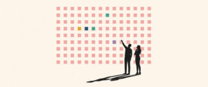 Minimalist Grid Strategy Illustration